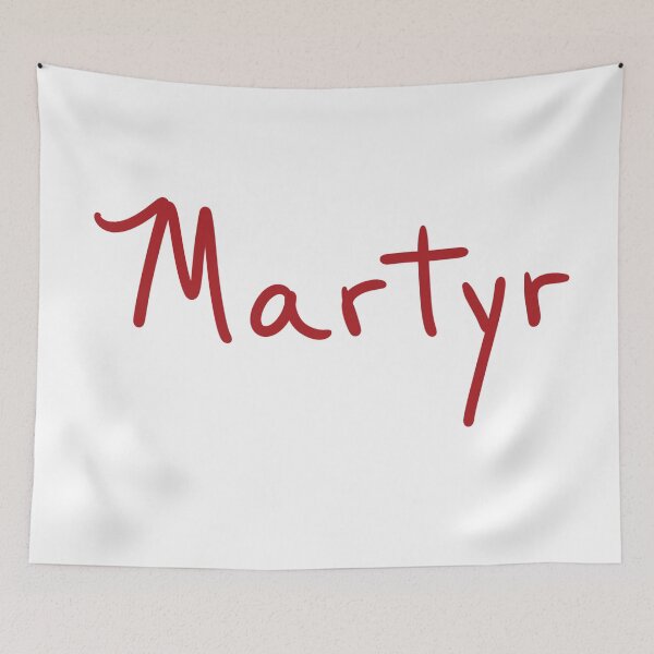 Item preview, Martyr in Latin, Danish, French, English, Hawaiian designed and sold by abeink.