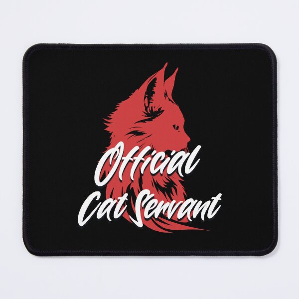 Item preview, Official Cat Servant – Funny Cat Lover Design with Bold Feline Silhouette designed and sold by onlin3boutiqu3.