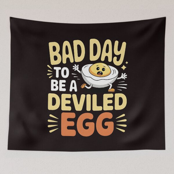 Item preview, Funny Thanksgiving Design – Bad Day to Be a Deviled Egg designed and sold by Redgiant87x.