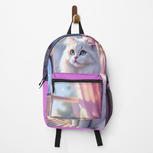 Item preview, Retro Cat & Pixel Glow - Cozy vibes, Vintage Tech & Whimsical Pastel Room designed and sold by FotoworldEdel.