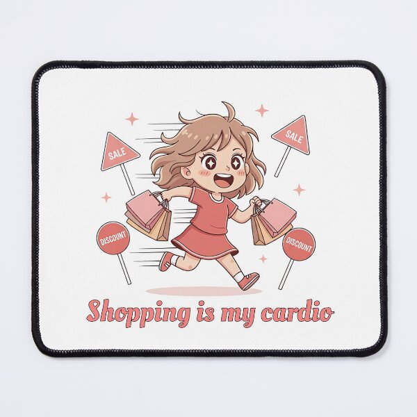 Item preview, Shopping Is My Cardio black Friday designed and sold by Pixelmap.