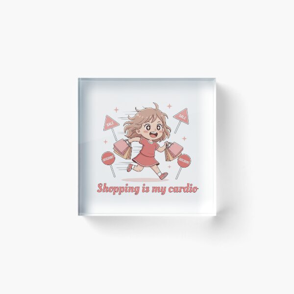 Item preview, Shopping Is My Cardio black Friday designed and sold by Pixelmap.