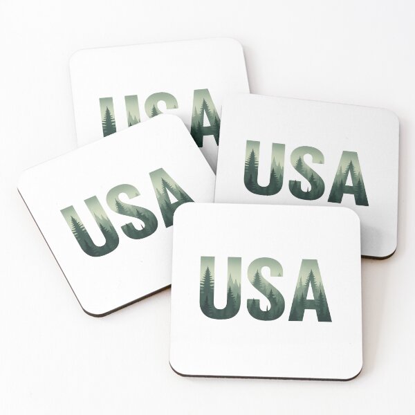 Artikelvorschau, Typografie des Grünen Waldes der USA entworfen und verkauft von SassyArtistry.
