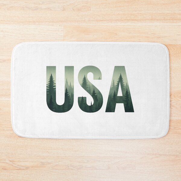 Artikelvorschau, Typografie des Grünen Waldes der USA entworfen und verkauft von SassyArtistry.