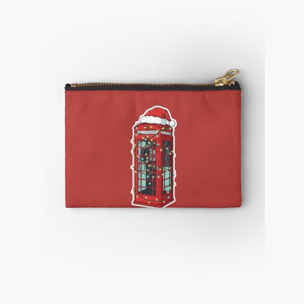 Item preview, Iconic London Red Phone Booth Christmas Lights & Santa Hat designed and sold by Searching ideas.