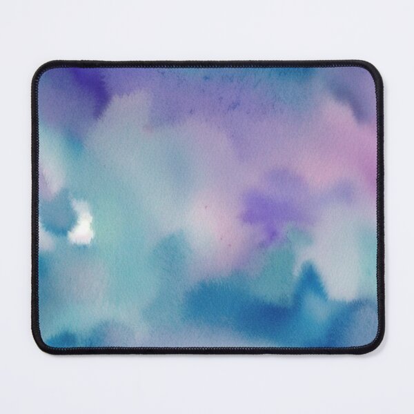 Item preview, Lavender Blue Watercolor Sky - Dreamy Pastel Abstract Art designed and sold by vekotpu.