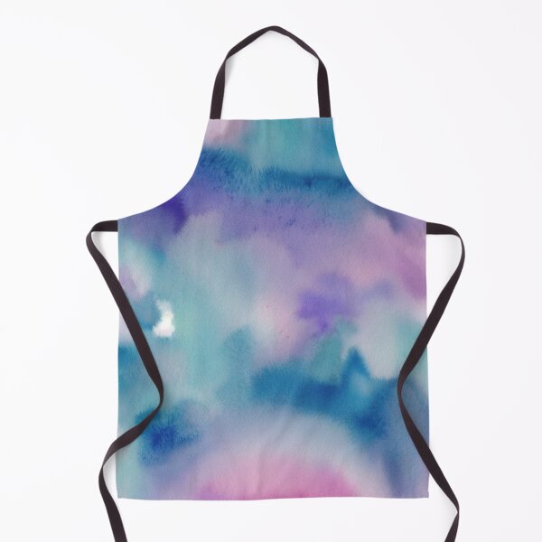 Item preview, Lavender Blue Watercolor Sky - Dreamy Pastel Abstract Art designed and sold by vekotpu.