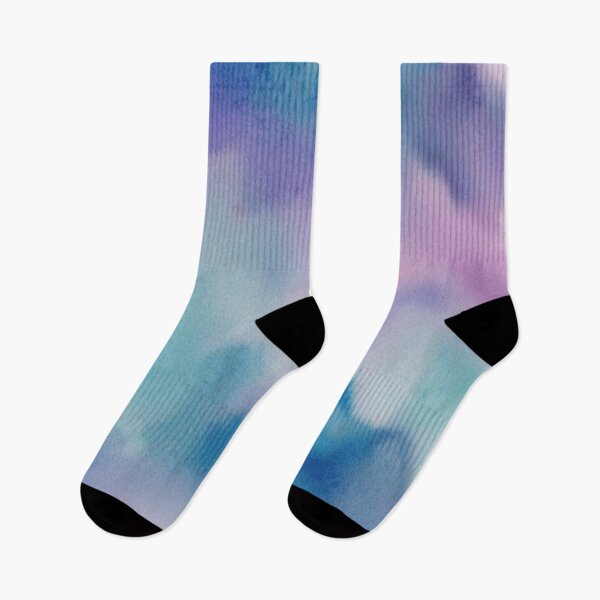 Item preview, Lavender Blue Watercolor Sky - Dreamy Pastel Abstract Art designed and sold by vekotpu.