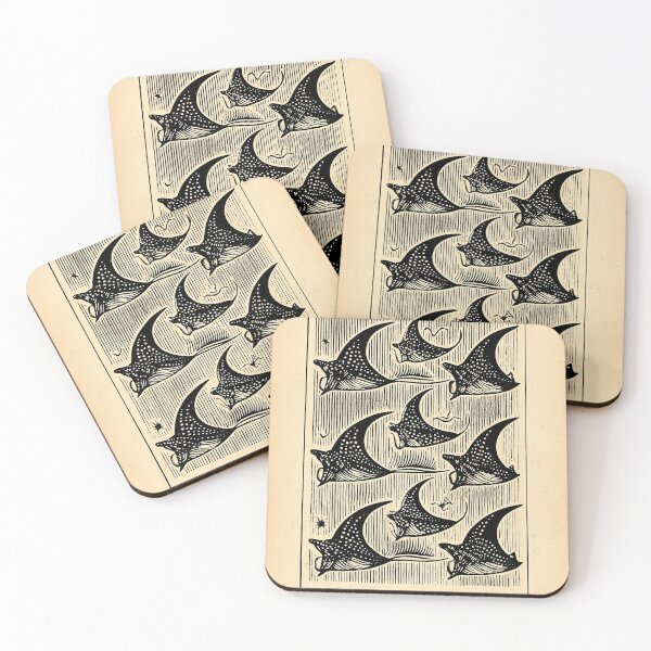 Item preview, MANTA RAYS - SEASCAPE .136 designed and sold by lautir.