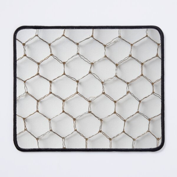 Item preview, Hexagon Wire Mesh Pattern – Minimal Industrial Texture designed and sold by casualnature.