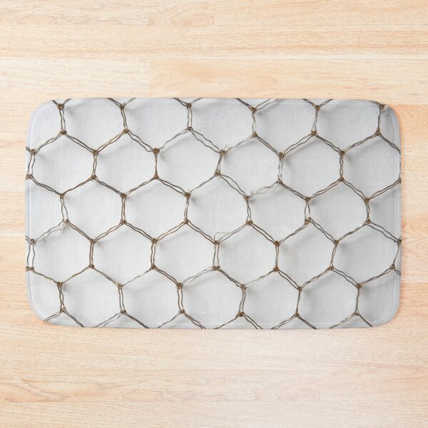 Item preview, Hexagon Wire Mesh Pattern – Minimal Industrial Texture designed and sold by casualnature.