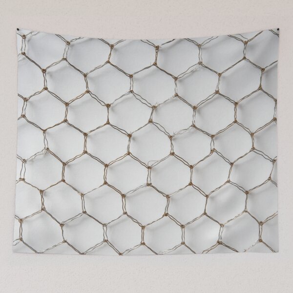 Item preview, Hexagon Wire Mesh Pattern – Minimal Industrial Texture designed and sold by casualnature.