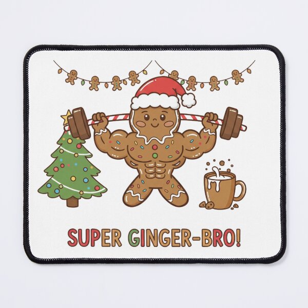 Item preview, Funny Gingershred Bodybuilding Gym Christmas designed and sold by MIMSCorneR.