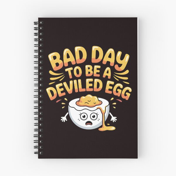 Item preview, Bad Day to Be a Deviled Egg – Funny Holiday Food Pun designed and sold by Redgiant87x.