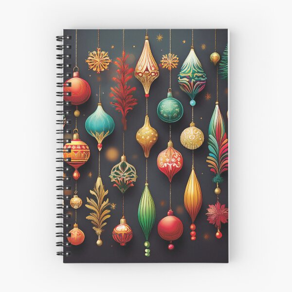 Item preview, Colorful christmas decorations on black designed and sold by Photopat.