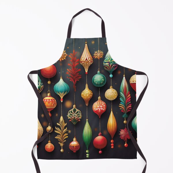 Item preview, Colorful christmas decorations on black designed and sold by Photopat.