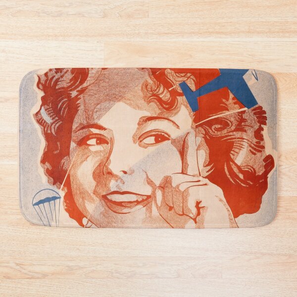 Item preview, Vintage Swedish Movie Poster | Shirley Temple Art | Flygets Lilla Fästmö | The Little Colonel | Art Deco Style Print designed and sold by artofuniverse.