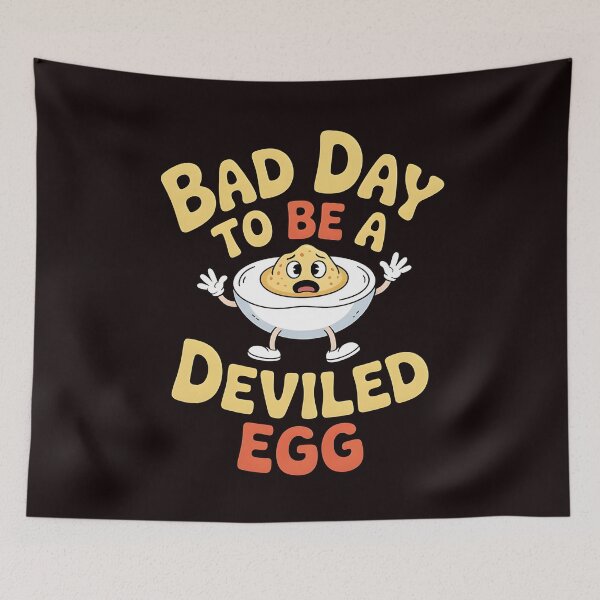 Item preview, Bad Day to Be a Deviled Egg – Hilarious Thanksgiving Favorite designed and sold by Redgiant87x.