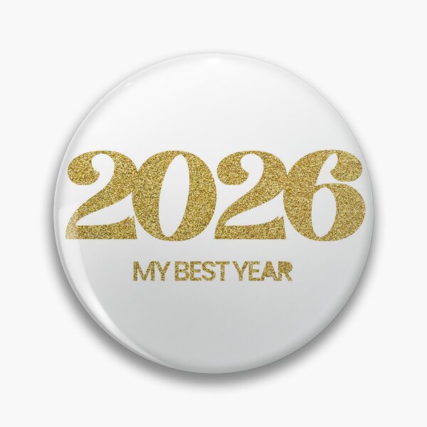 Item preview, 2026 My Best Year Glitter Gold designed and sold by ElizabethCoelho.