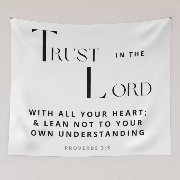 Item preview, Proverbs 3:5 designed and sold by Undonemadenew.