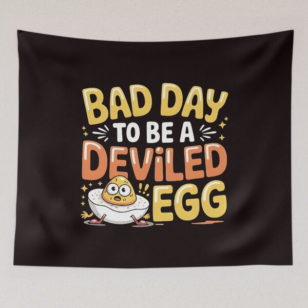 Item preview, Funny Deviled Egg Shirt – Bad Day to Be a Deviled Egg designed and sold by Redgiant87x.