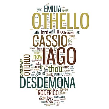 Artwork thumbnail, Shakespeare's Othello Wordplay by incognitagal