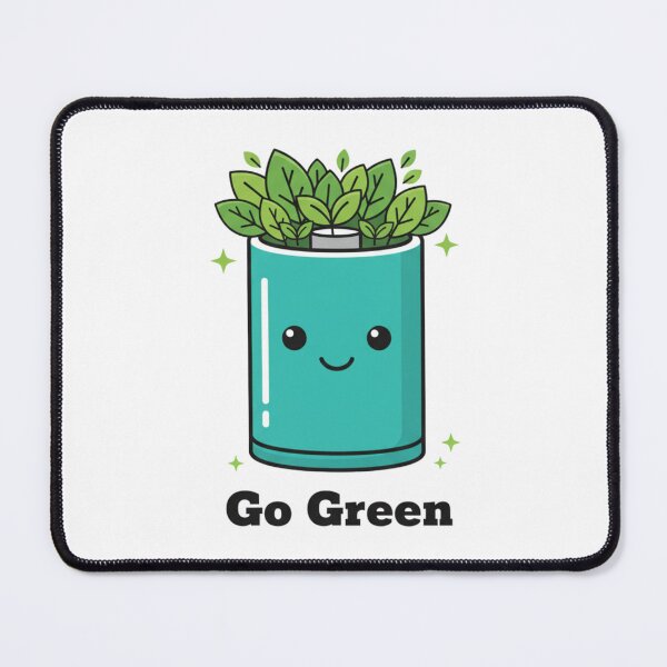 Item preview, Cute 'Go Green' Eco Battery Sticker designed and sold by Siamcatshop.