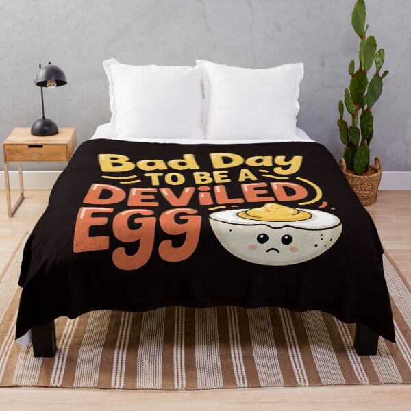 Item preview, Bad Day to Be a Deviled Egg – Thanksgiving Foodie Humor designed and sold by Redgiant87x.