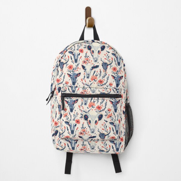 Item preview, Flowery Cow Skull – Rustic and Bohemian Pattern designed and sold by MidArtForge.