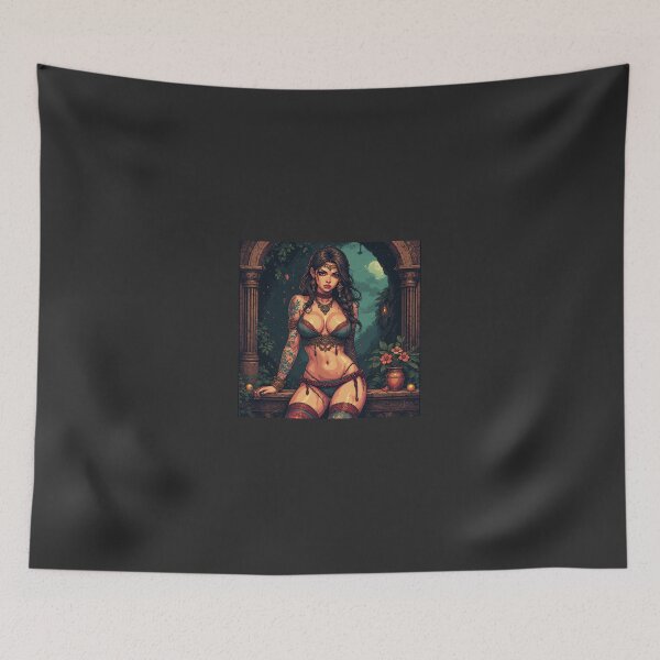 Item preview, Retro Beautiful Girl designed and sold by pexoboy.