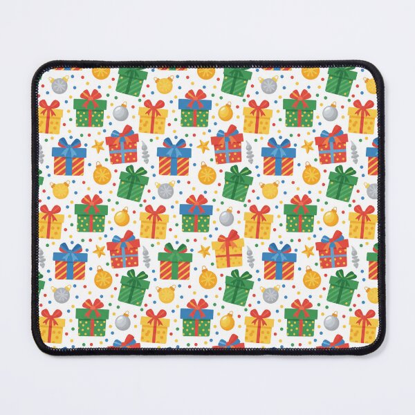 Item preview, Festive seamless pattern with wrapped gifts designed and sold by Meemaart.