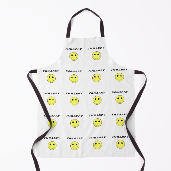 Item preview, Copy of I’M H.A.P.P.Y – Retro Smiley Face Positivity Design designed and sold by TalkTee Me.