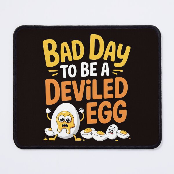 Item preview, Bad Day to Be a Deviled Egg – Holiday Feast Humor designed and sold by Redgiant87x.