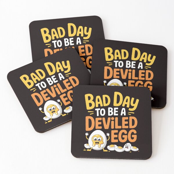 Item preview, Bad Day to Be a Deviled Egg – Holiday Feast Humor designed and sold by Redgiant87x.