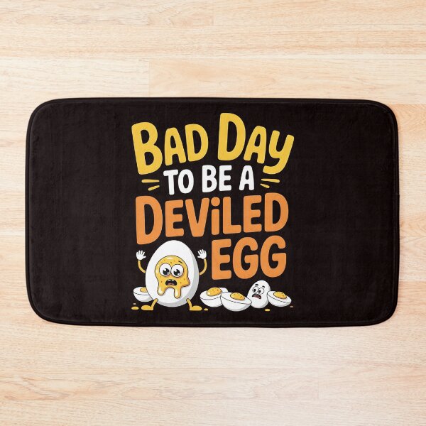 Item preview, Bad Day to Be a Deviled Egg – Holiday Feast Humor designed and sold by Redgiant87x.