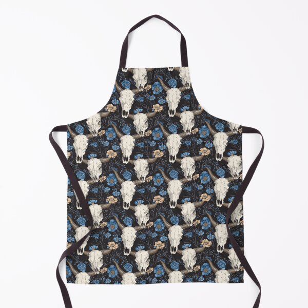 Item preview, Flowery Cow Skull – Rustic and Bohemian Pattern designed and sold by MidArtForge.