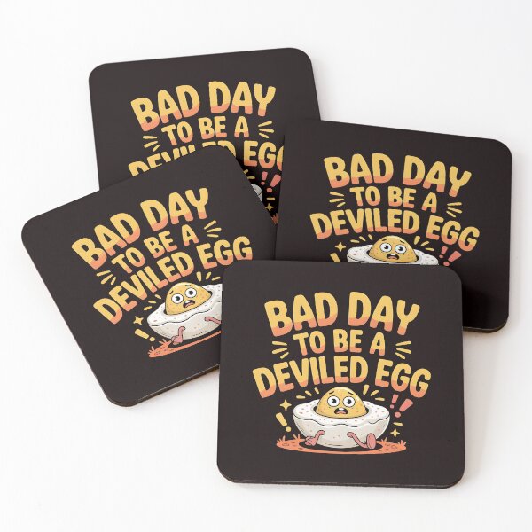 Item preview, Deviled Egg Lover Gift – Bad Day to Be a Deviled Egg designed and sold by Redgiant87x.