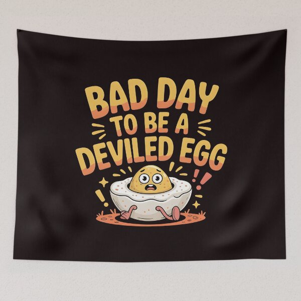 Item preview, Deviled Egg Lover Gift – Bad Day to Be a Deviled Egg designed and sold by Redgiant87x.