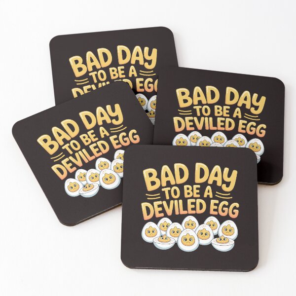 Item preview, Bad Day to Be a Deviled Egg – Funny Thanksgiving Food Meme designed and sold by Redgiant87x.