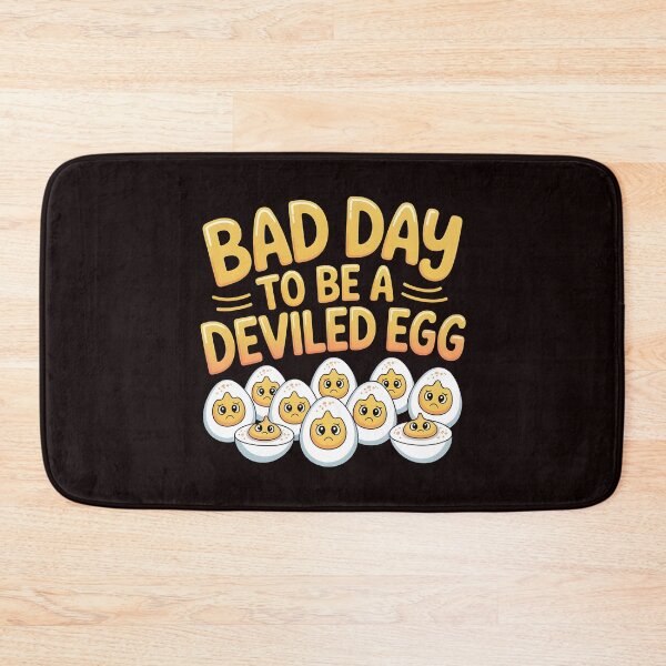 Item preview, Bad Day to Be a Deviled Egg – Funny Thanksgiving Food Meme designed and sold by Redgiant87x.