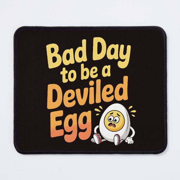 Item preview, Bad Day to Be a Deviled Egg – Turkey Day Food Pun designed and sold by Redgiant87x.