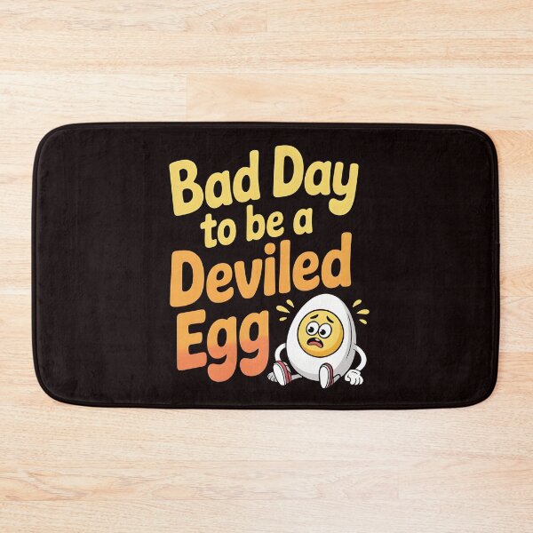 Item preview, Bad Day to Be a Deviled Egg – Turkey Day Food Pun designed and sold by Redgiant87x.