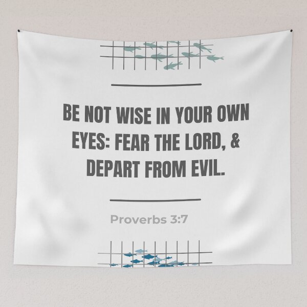 Item preview, Proverbs 3:7 designed and sold by Undonemadenew.