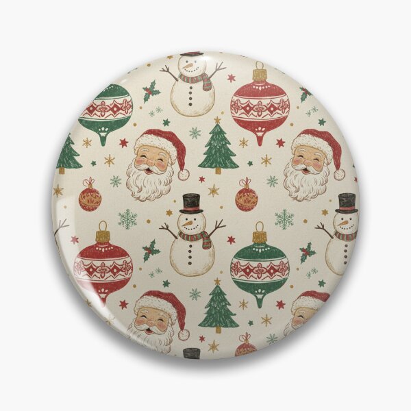 Item preview, Vintage Christmas seamless pattern designed and sold by Meemaart.