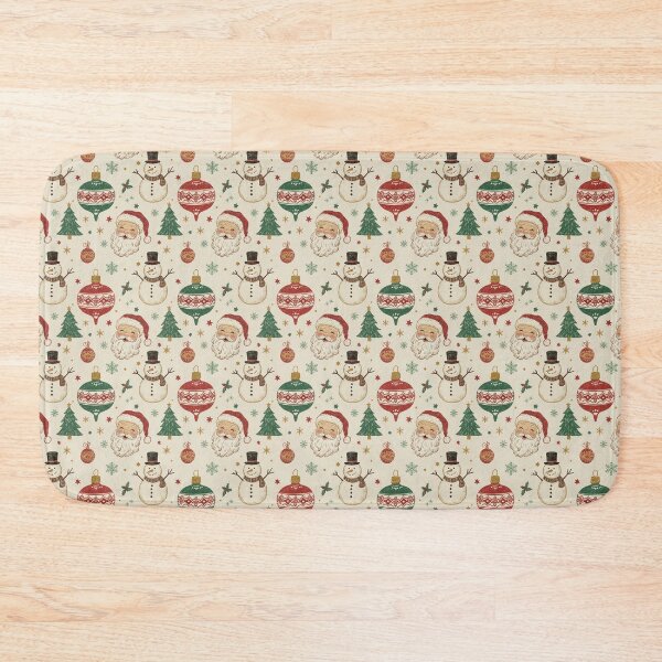 Item preview, Vintage Christmas seamless pattern designed and sold by Meemaart.