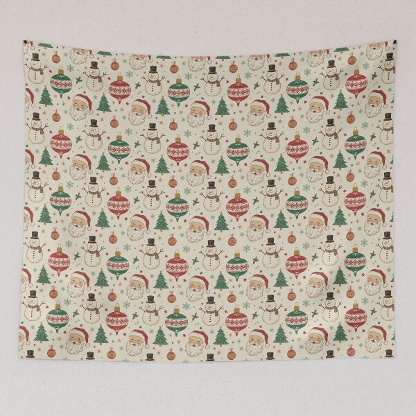 Item preview, Vintage Christmas seamless pattern designed and sold by Meemaart.