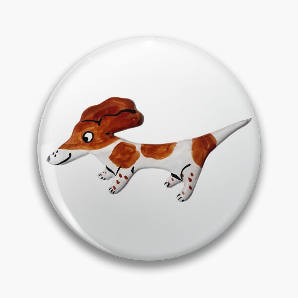 Artikelvorschau, Brauner und weißer gescheckter Dachshund-Doxie-Hund entworfen und verkauft von KFStudios.