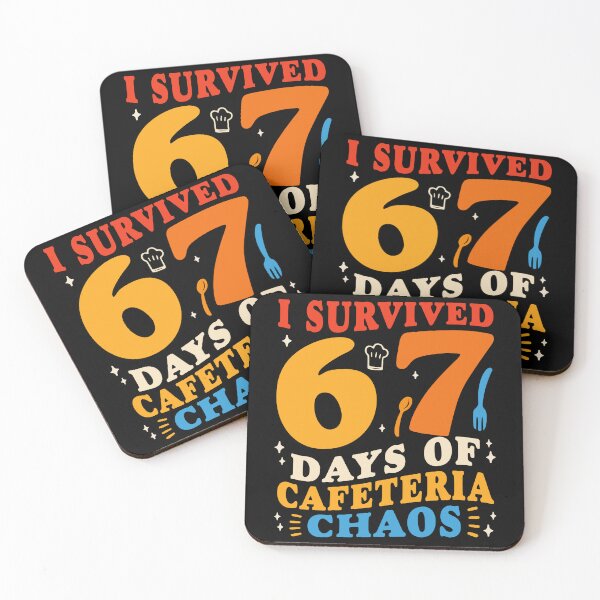 Item preview, I Survived 67 Days of Cafeteria Chaos Funny designed and sold by sssweetness.