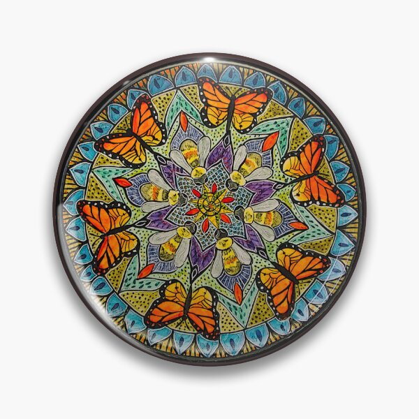 Item preview, Monach Butterflies and Bees - Pollinators  designed and sold by KFStudios.