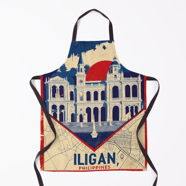 Item preview, Iligan Philippines 1950s Retro Poster Tourism designed and sold by TravelersGems.